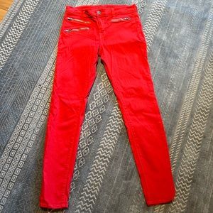 Red J Brand Jeans.